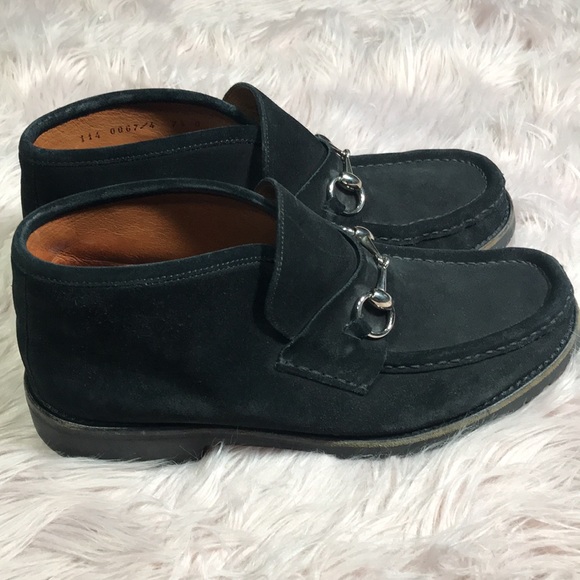 Gucci Other - Authentic Gucci Black Suede Horsebit Anke Chukka Boots Men’s 7.5